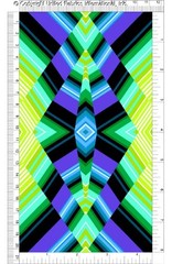 Chiffon Printed Savvy Geometric Print Fabric Sheer Dress Sewing Apparel
