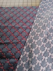 1 yard Patriotic American Flag Bows 4th of July Quilting Cotton Remnant 44″x45″