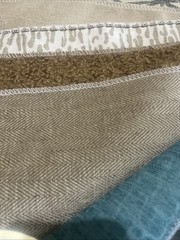 10 Pieces 17×13 Upholstery Thick Fabric Samples Crafts Sewing Sensory Mat Quilt