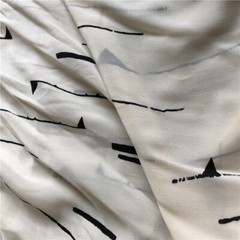 100% Mulberry Silk 13 Momme Crepe Fabric Cream-beige 53″ wide by the yard JJ109