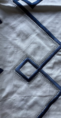 Groundworks Prism Blue Designer Fabric Remnants 24” x24”