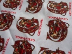 Brand New Gryffindor 100% Cotton by the 1/2 yard 18″ x 44″