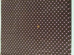 5.7 Yds Jo-Ann Pink Brown Geometric Print Quilting Cotton Fabric 44″W x 208″L