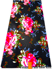 Exclusive Design Poly Blend African Wax Print- Polished-Pink