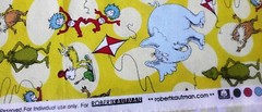 Robert Kaufman Dr Suess CELEBRATE Cotton Fabric 56.5×43