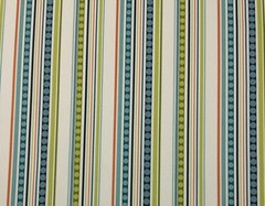 P KAUFMANN GROOVIN MAMBO STRIPE GREEN BLUE MULTIUSE FABRIC BY THE YARD 54″W