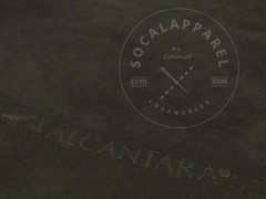 ALCANTARA DEEP Black Genuine Italy 1 Square Foot 12″ x 12” WITH Backing