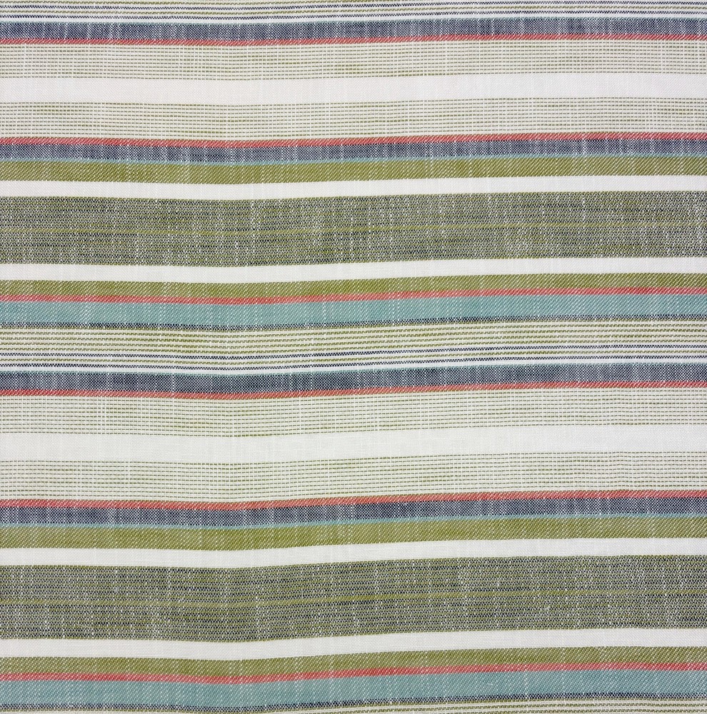 BALLARD DESIGNS FONTAINBLEAU MULTI STRIPE InsideOut® PERF FABRIC 2.1 YARDS 56″W