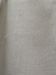 Nude Lt. Champagne Color Polyester Faux Burlap Fabric 21” x 60” piece Polyburlap