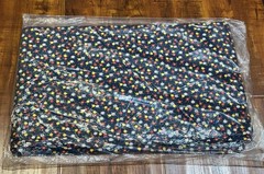 VTG Marcus Brothers Textiles Sample Cut 8187 Navy Blue Flowers Daisies – 5 Yards