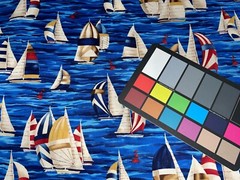 1/2 Yd Sailboats Boating Sails Buoy Ocean #3107 Robert Kaufman BTHY Quilt Fabric