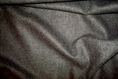 1 of 20 yds WOOL blend Fabric Flannel Melange Suiting 9 oz Coal Gray 60″w bty