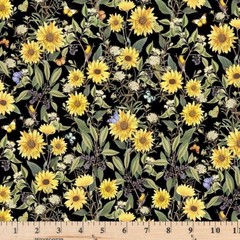 Mediterranean Riviera Mediterranean Sun Black 11909 By Half Yard Cont Cuts