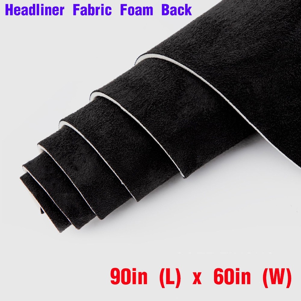 Headliner Fabric with Foam Backing Car Roof Headliner Fabric Material 90″ x 60”