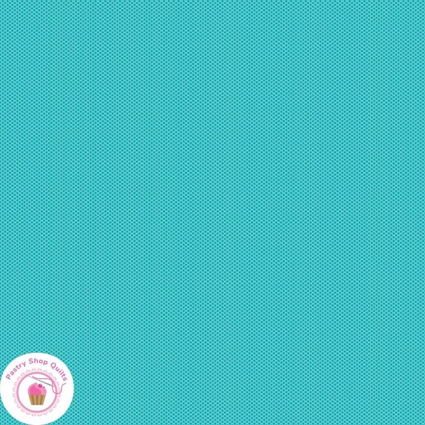 Riley Blake POPARAZZI DOTS 805 Peacock Green Quilt Fabric Pindots Polka Dot