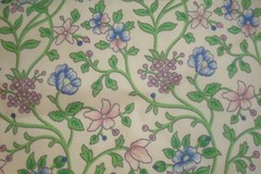 1 of 14 yds JAY YANG Fabric Floral Garden Lavender Drapery Cotton 54″ x 36″ BTY