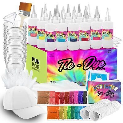 Rainbow Tie Dye Kit with 198 Colors for All Ages