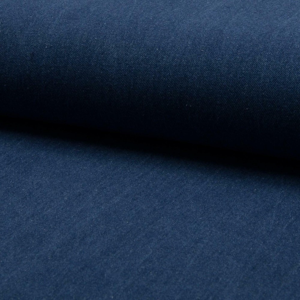 10 oz Washed Denim Fabric Material – BLUE