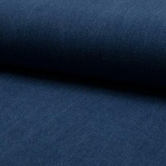 10 oz Washed Denim Fabric Material – BLUE
