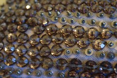 One Yard Cut Of Couture Beaded Fabric