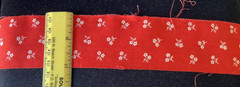 Fabric Strips Pre Cut 7/8″ To 2″ Mixed Patterns Dots Florals Lot Of 11 Lengths