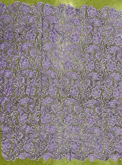 Maggie LAVENDER Guipure Venice Heavy Lace Fabric by the Yard – 10019