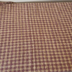 Koplavitch & Zimmer Anneker Check Mulberry 100% Silk Upholstery Fabric 54″ W