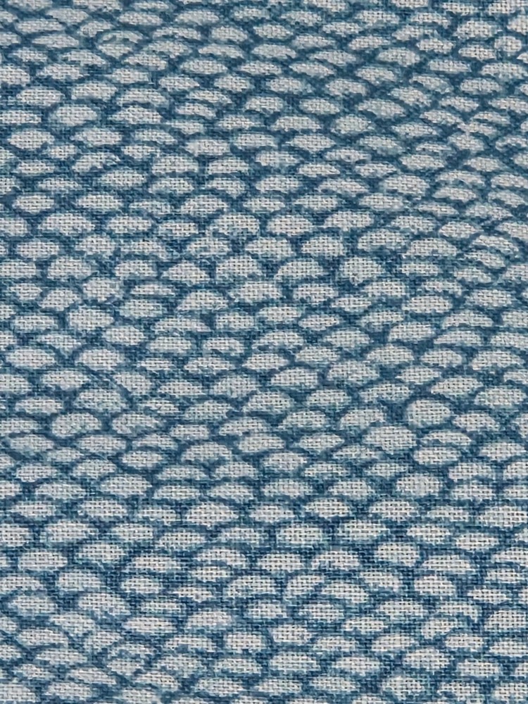 Fish Scales Fabric 1 Yard + 14″ VIP Cranston Print Works Mermaid Turquoise Blue