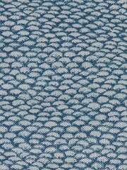 Fish Scales Fabric 1 Yard + 14″ VIP Cranston Print Works Mermaid Turquoise Blue