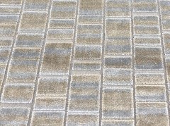 Kravet Geometric Cut Velvet Upholstery Fabric- Caisson / Brass 1.75 yd 34847.411