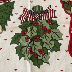 Vintage 1993 Susan Winget #2024 Fabric Traditions Christmas Appliques Panel