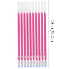 Pssopp 100pcs Red Heat Erasable Pens Refill Fabric High Temperature Default