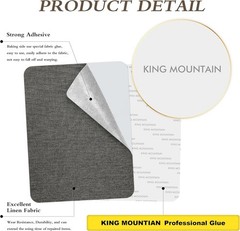 Durable Self-Adhesive Linen Patches, 8″x11″ – 2 PCS for Versatile Fabric Repair