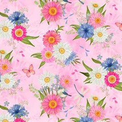 Paisley Punch, Nicole Tamarin Multi Repeating Stripe BTY 44″ Wide Quilt Fabric