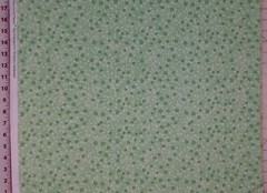 Cotton FLANNEL Fabric Stars Green AE NATHAN Napped both sides OVER HALF YARD