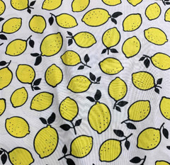 Yellow Lemons – Squeeze – by Dana Willard for Figo Fabrics 100% Cotton Fabric