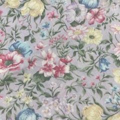 Pink Cotton Floral Fabric Remnant Faye Liverman Burgos Marcus Brothers 32″ x 45″