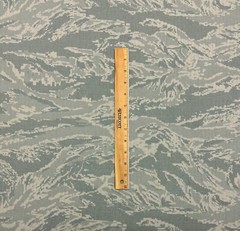 ACU AIR FORCE TIGER STRIPE NY/CO RIPSTOP Military FABRIC BY 1/2(0.5) YARD 55″W