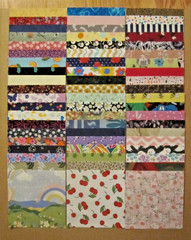 Lot Of 120 5″ X 5″ Fabric Squares, For Quilting/Crafts “All Different”