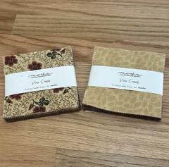 Vine Creek Kansas Troubles Quilters Moda Fabrics 82 Quilt Squares Charm Pack 5”