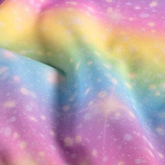 1M X 1.45M Softshell Rainbow Pink Digital Print Oeko-Tex Standard 100