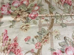 Set 8 upholstery/pillow shams cotton fabric squares Pindler Vintage 26×23″ each