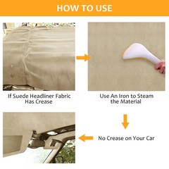 Suede Headliner Fabric with Foam Backing Material – Automotive/Home Micro-Suede