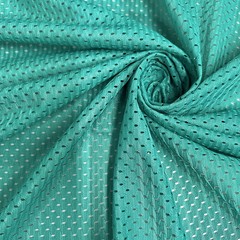 Sawyer TEAL Polyester Football Sports Mesh Knit Fabric by the Yard – 10047