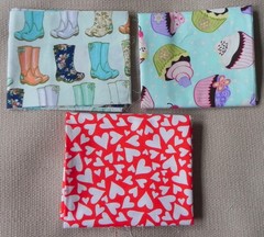 25 Fat Quarters, Assorted Novelty Patterns, Multicolor 18″x21″ Cotton Fabric #5