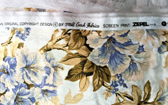 7 Yds Mill Creek Fabrics 54″ wide Floral Cotton Designer Drapery Fabric