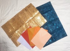 Premium Bag Making Lot: Sallie Tomato Cork, Pebble Grain Faux Leather, Metallic