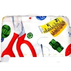 Sewing Supplies Fabric Precut 36 x 44-in Scissors Tape Measure Buttons Design