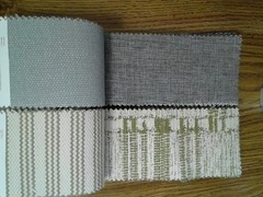 Fabric Sample Book Swatches – Blues, Greens 7.5″ x 3.5″ – 61 pcs. Stripes Checks