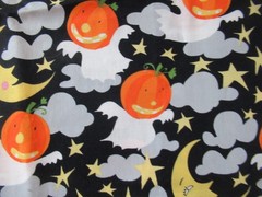 Westminster Fibers ” PUMPKINS GHOST MOON STARS” VTG RARE SZ 25″X44″ NEW